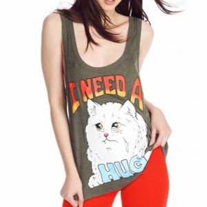 NWT Wildfox I Need a Hug tank top